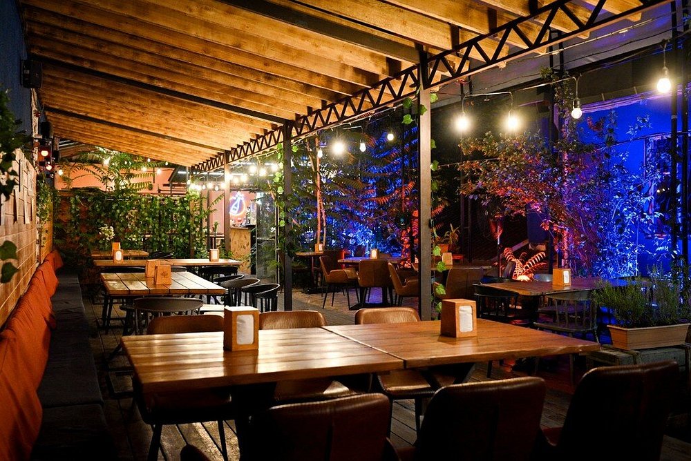 interior of winer garden